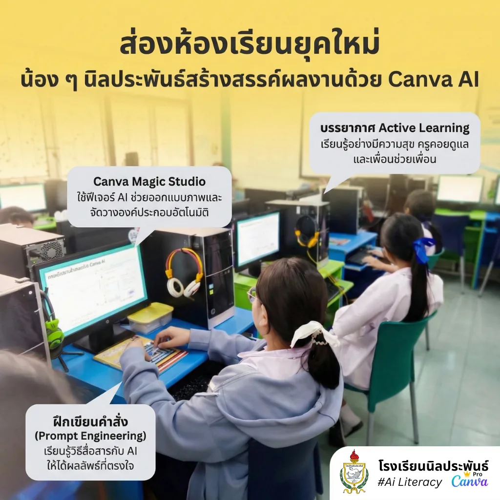 เจาะลึกการสอน AI Literacy ด้วย Canva AI